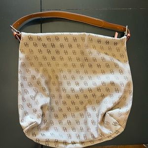 Canvas brown Dooney & Bourke should bag lightly used